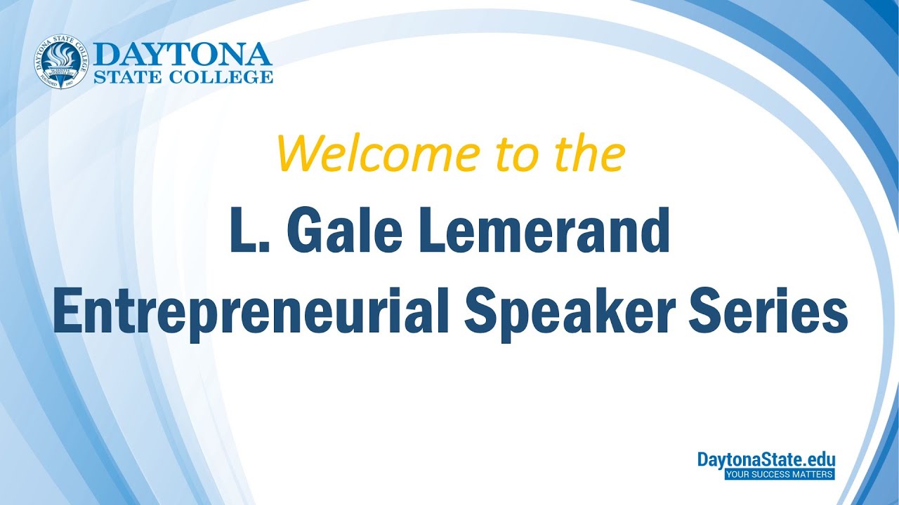 L. Gale Lemerand Speaker Series Featuring Erik Libby
