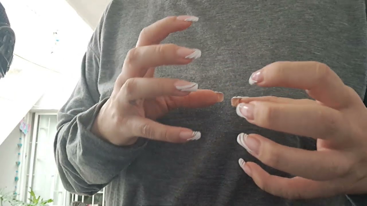 Textured French Manicure 💅 + The Time I Made Someone Pick Up After Their Dog