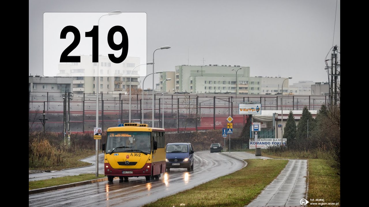 [219] Autobusem po Warszawie: Gocław - PKP Radość