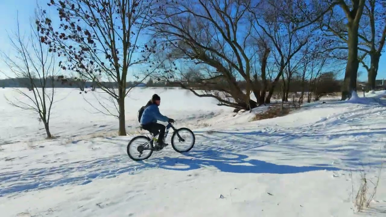 Mountainbiken im Schnee  Germany winter emtb ride