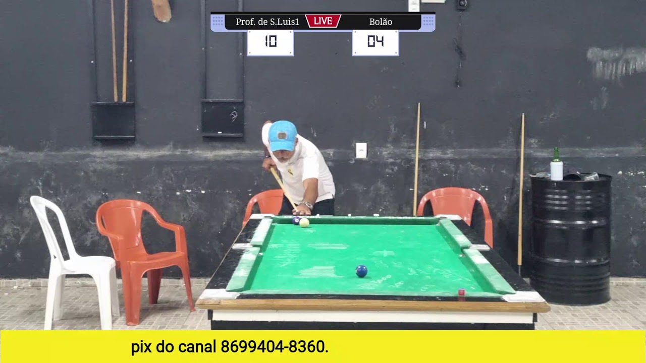 Prof. de S. Luis vs Bolão 
6 mil quem faz 10. Arena Poker e Bilhar, Caxias- MA