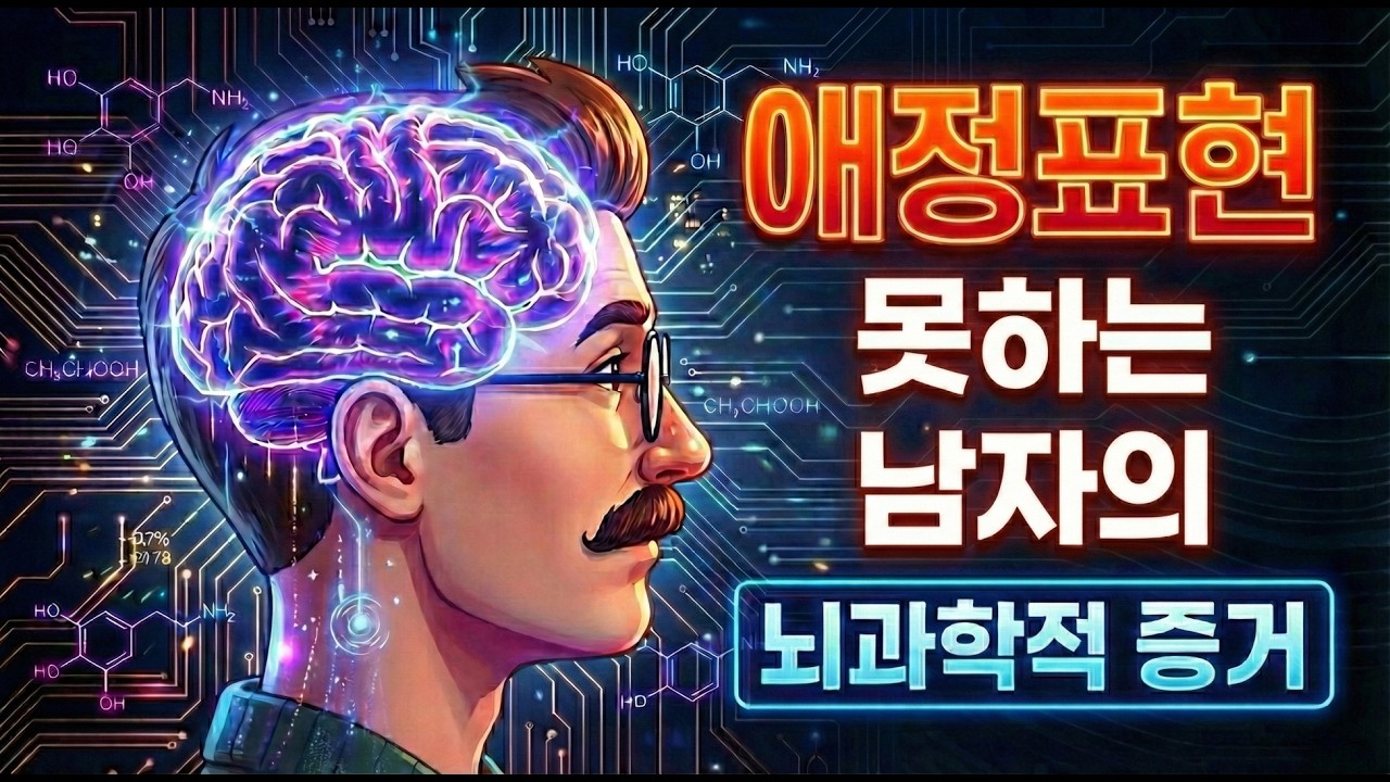 사랑해 말못하는 남자, 성격 문제가 아닙니다. '뇌과학'적 관점.
