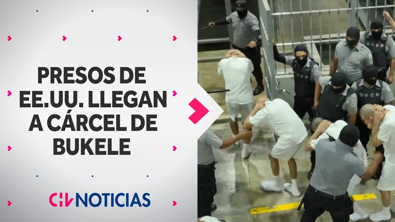 Presos de Estados Unidos llegan a la cárcel de Bukele: 238 supuestos miembros del Tren de Aragua