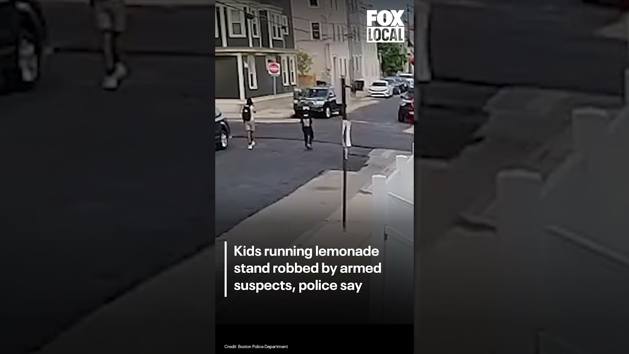 Kids running lemonade stand robbed by armed thieves