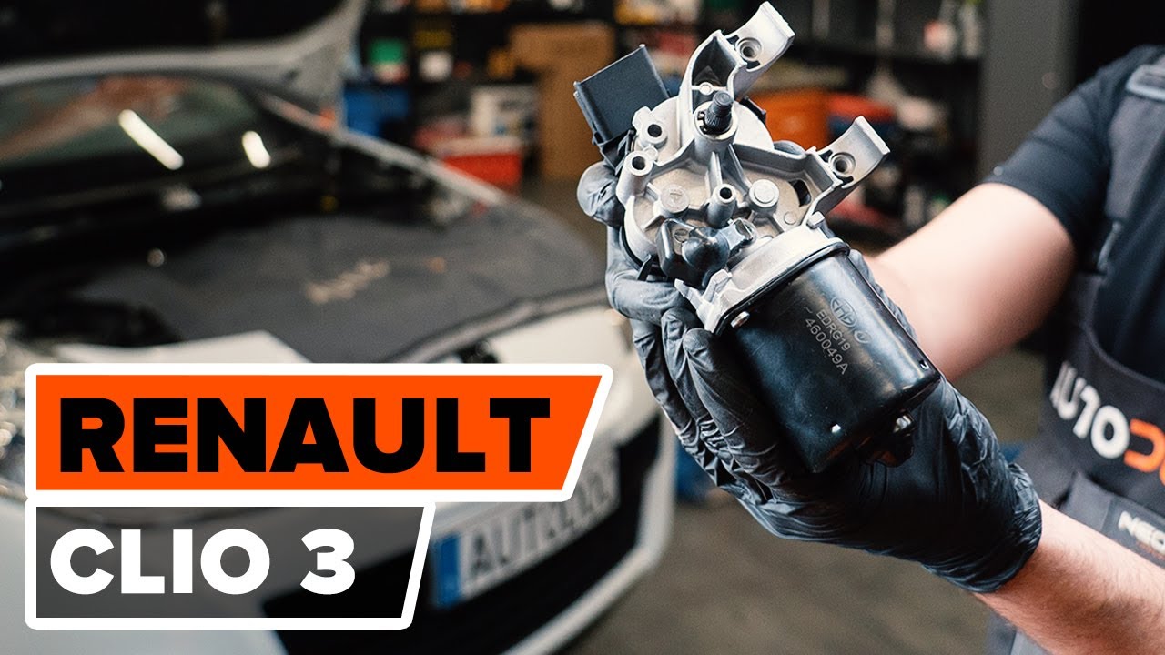 Come sostituire motorino tergicristallo RENAULT CLIO 3 [VIDEO TUTORIAL DI AUTODOC]