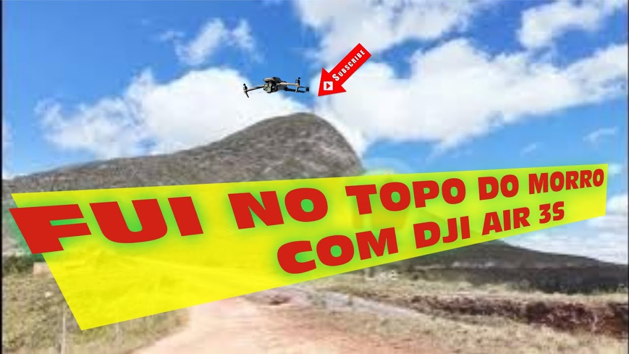 DJI AIR 3S FUI NO TOPO DO MORRO MAIS ALTO DA CIDADE BARRA DA ESTIVA 