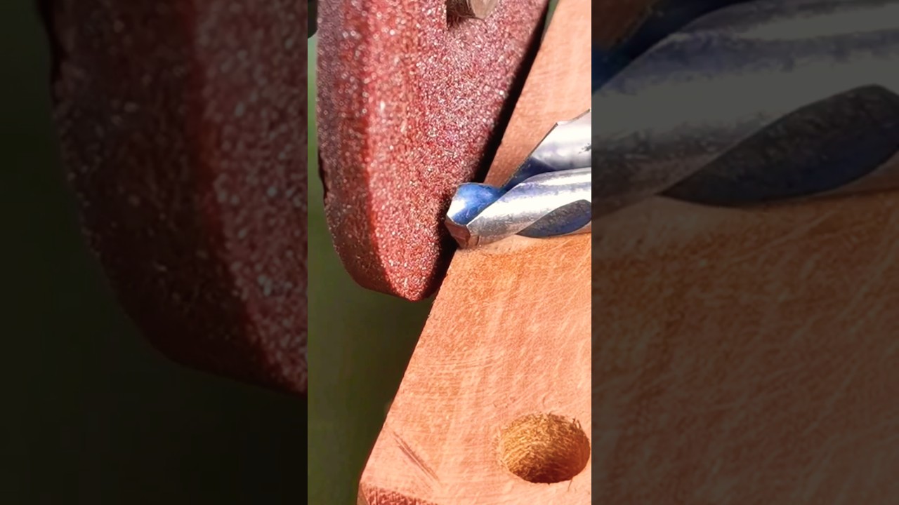 Special way to sharpen drill bits to razor sharpness! #shorts #sharpness #drillbits