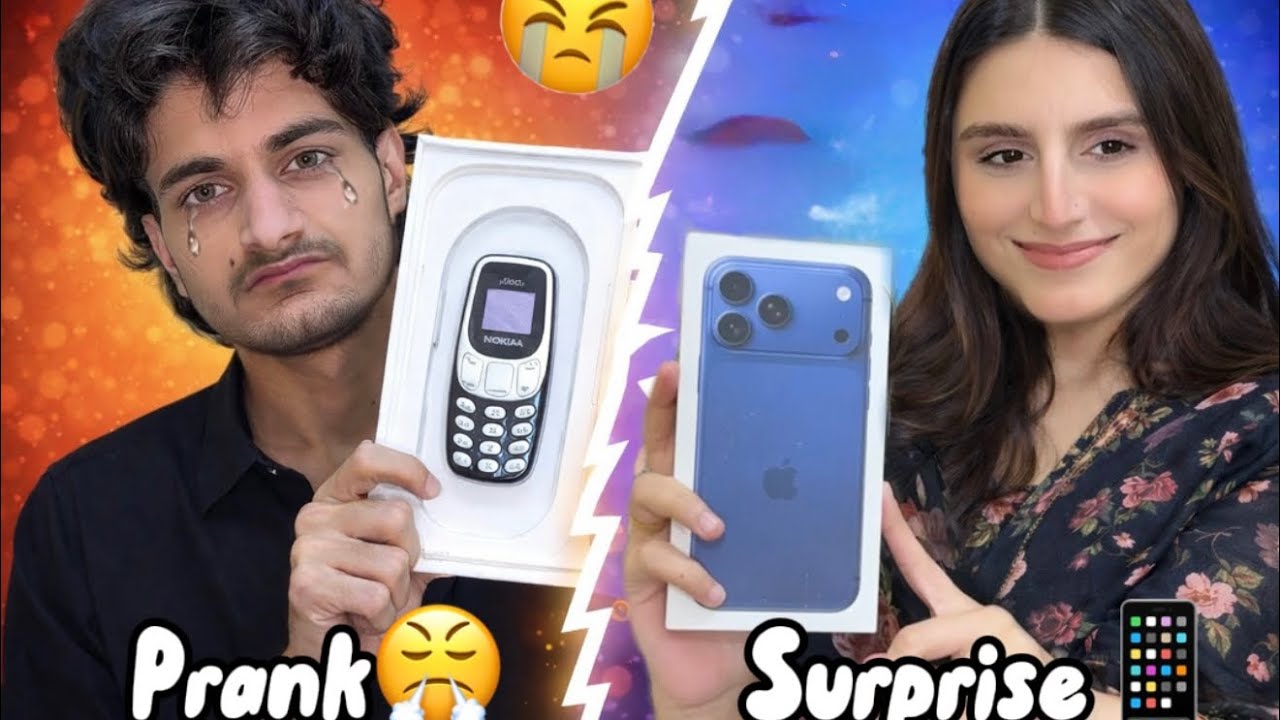 Anas Or Saba Ko Iphone📲 Gift kar Diya Anas ki Birthday par🥳|| Anas k sath prank kiya🤭