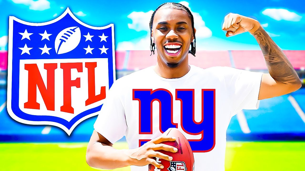 THE NEW YORK GIANTS INVITED ME TO NFL TRAINING CAMP!!!