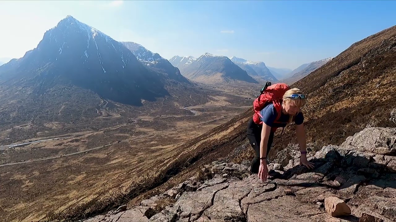 🏴󠁧󠁢󠁳󠁣󠁴󠁿 The Pink Rib | Scrambling | Glencoe | Scotland
