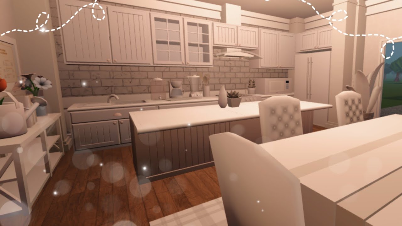 Construção de cozinha Bloxburg 💕