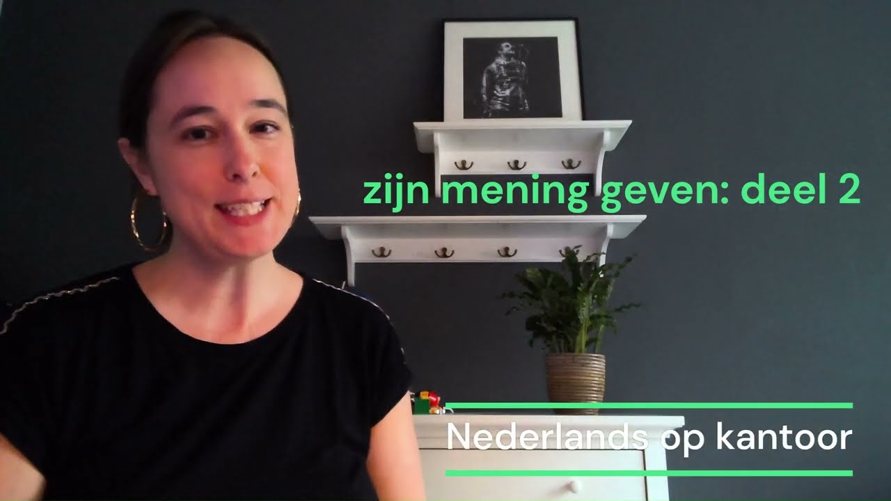 zakelijk Nederlands B2/C1: je mening geven deel 2 (How to give your opinion in Dutch) #learndutch