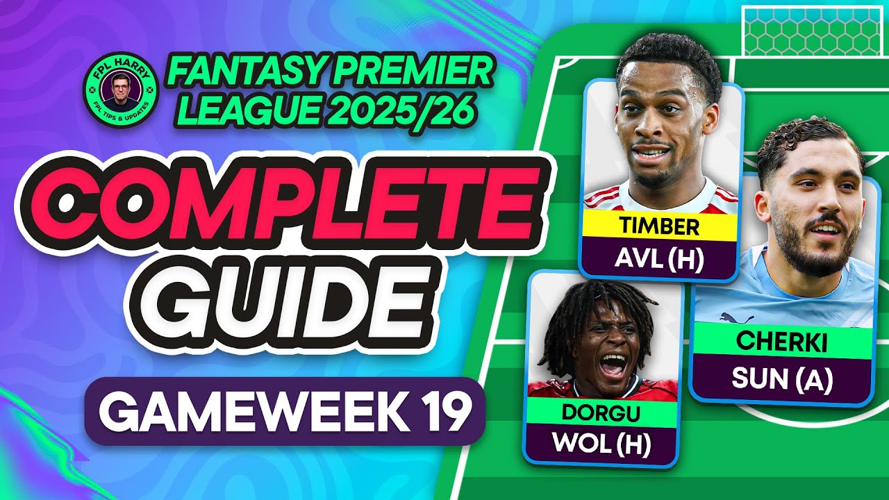 FPL GW19 COMPLETE GUIDE ⁉️ 2 Transfers Confirmed ✅ | Fantasy Premier League Tips 2025/26