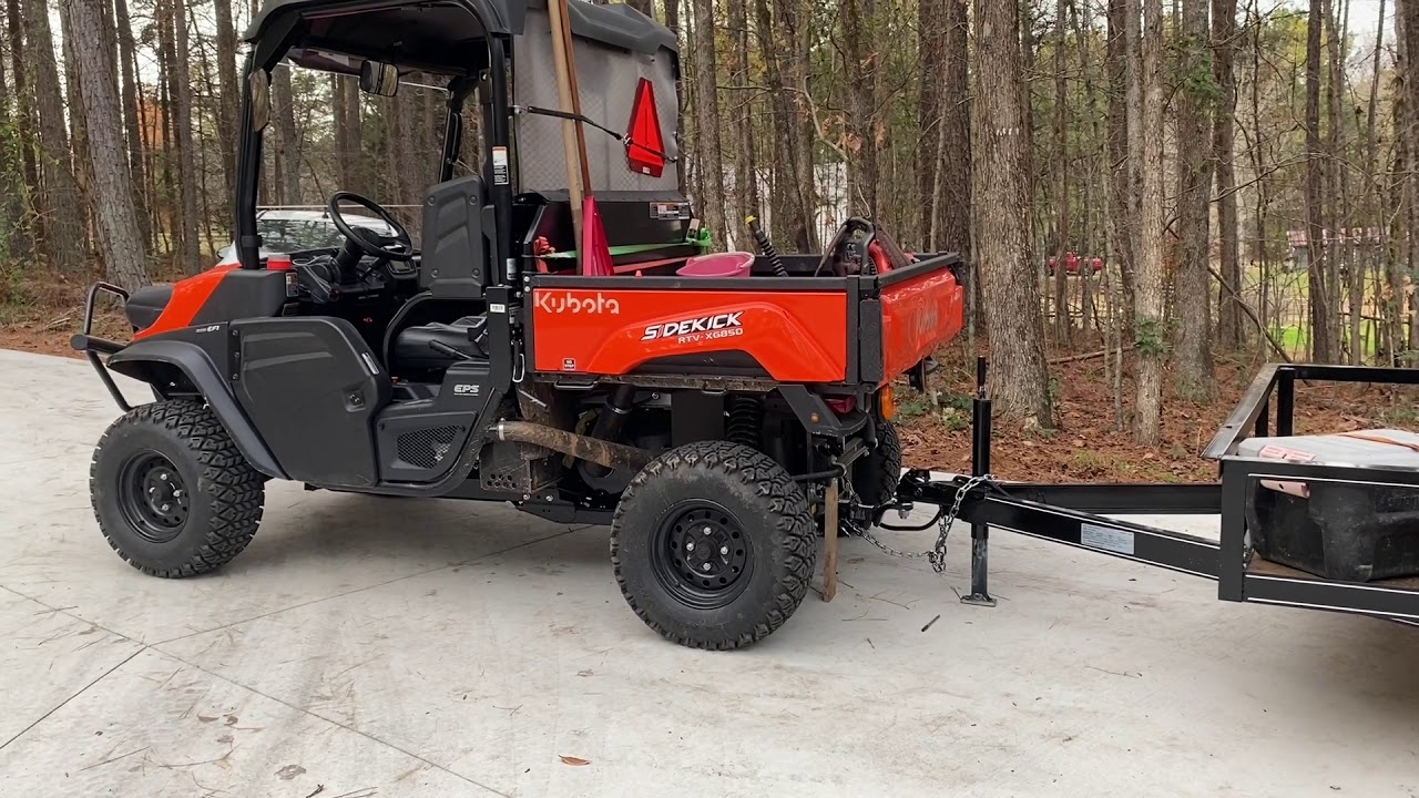 Kubota Sidekick Pulls 2000 Lbs