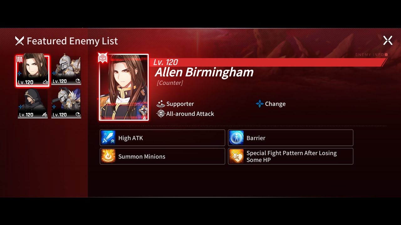 [Counter:side Global] Pve 1-1 Pride of  Knight Hard