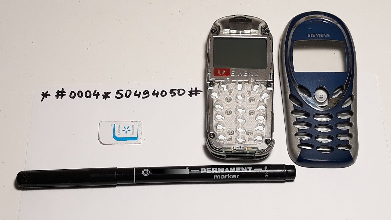Siemens A55. Капсула времени из Германии . Разлочка и отвязка от оператора + обзор на телефон