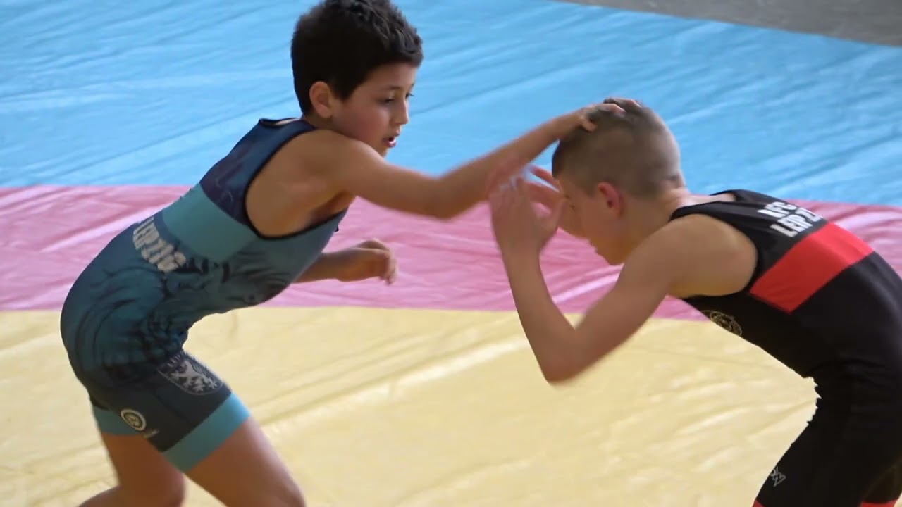 Wrestling / Ringen, LM Sachsen 2023, Jugend C, 34 kg, Freestyle, Stadler - Khasanov