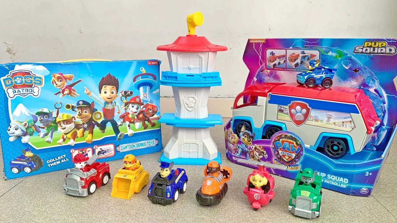 Satisfying with Unboxing Exclusive Paw Patroller Mighty Movie ⭐️ Paw Patrol Toys Collection ASMR