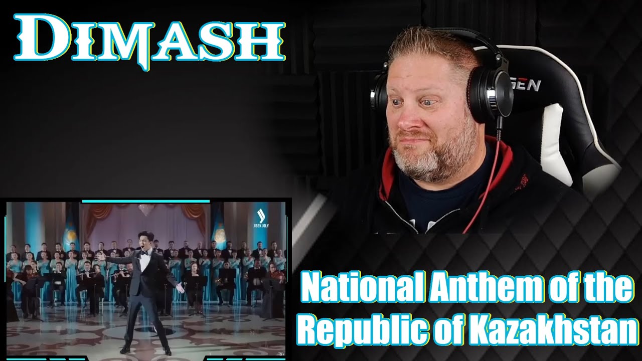 Dimash Qudaibergen - National Anthem of the Republic of Kazakhstan | REACTION