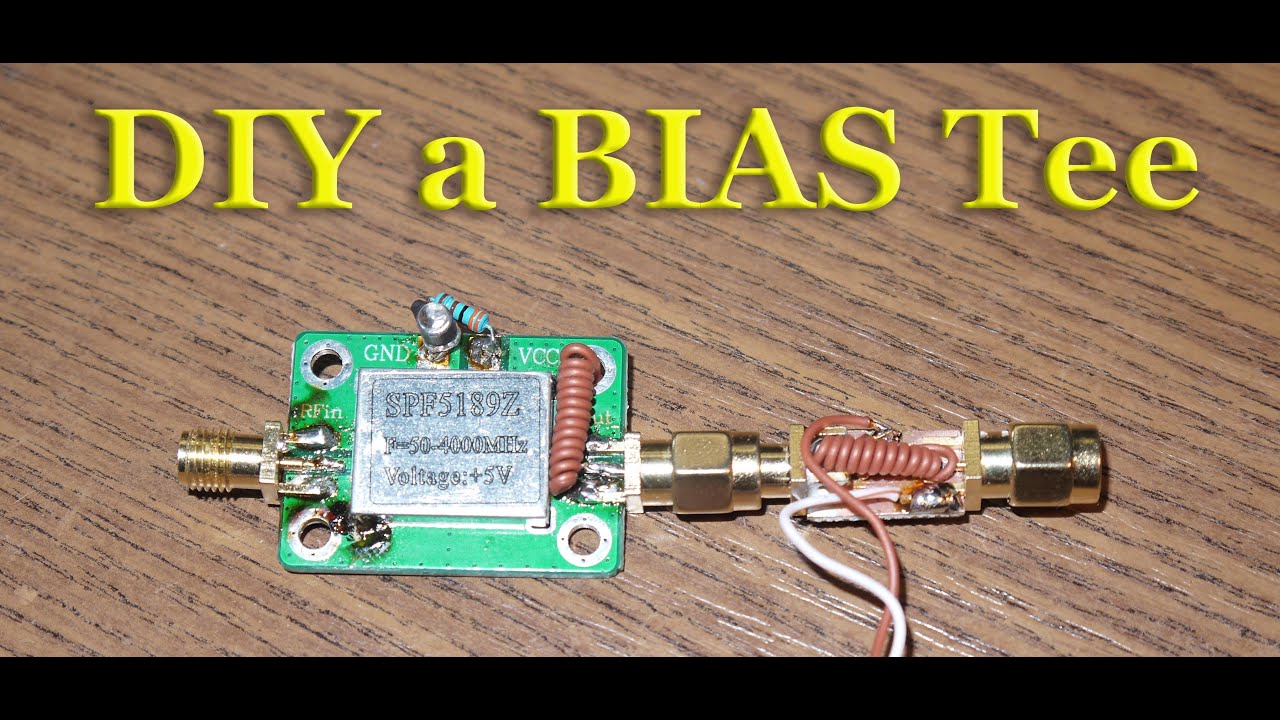 DIY LoRa HeliuM RF amplifier Bias Tee