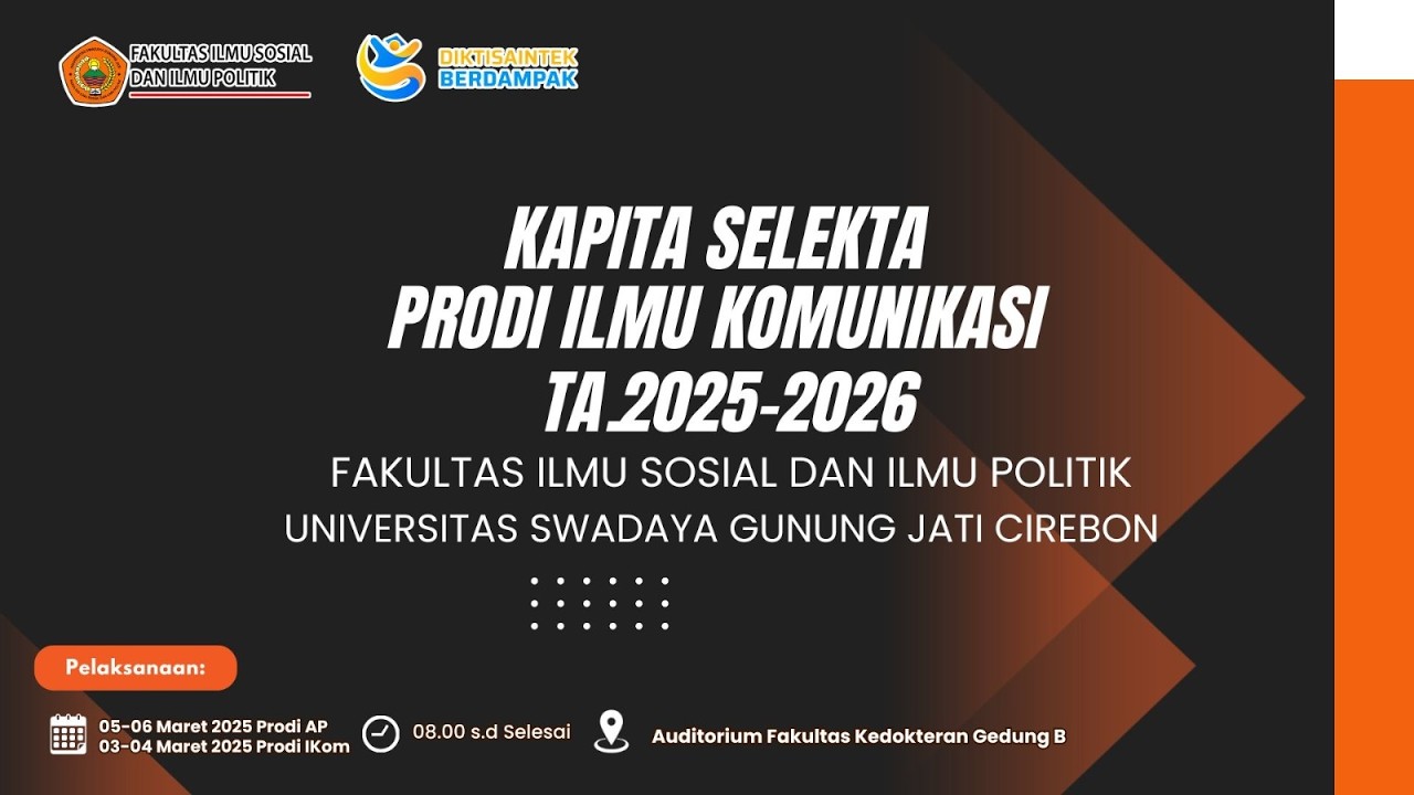 KAPITA SELEKTA PRODI ILMU KOMUNIKASI TA 2025-2026