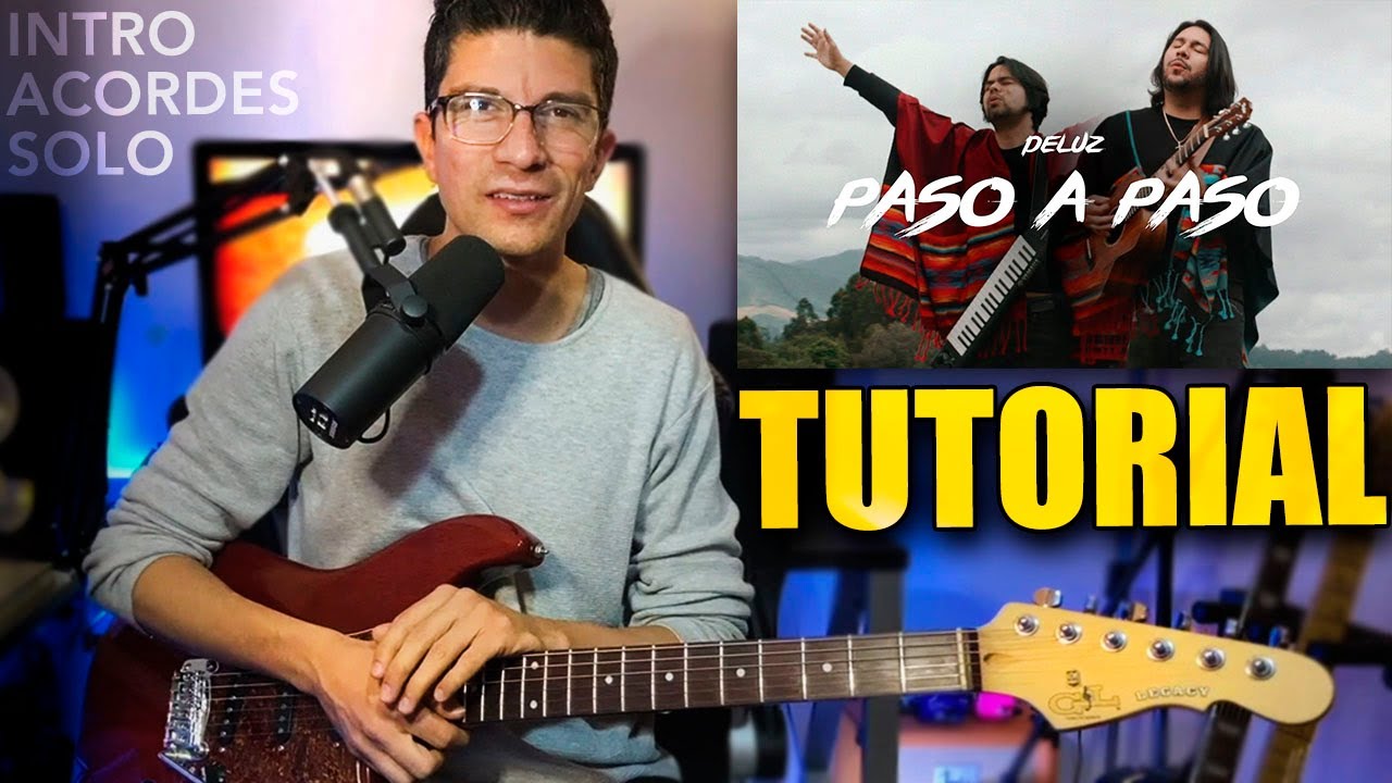 TUTORIAL | Paso a Paso - Deluz | Intro - Acordes - Solo | R.G.R.