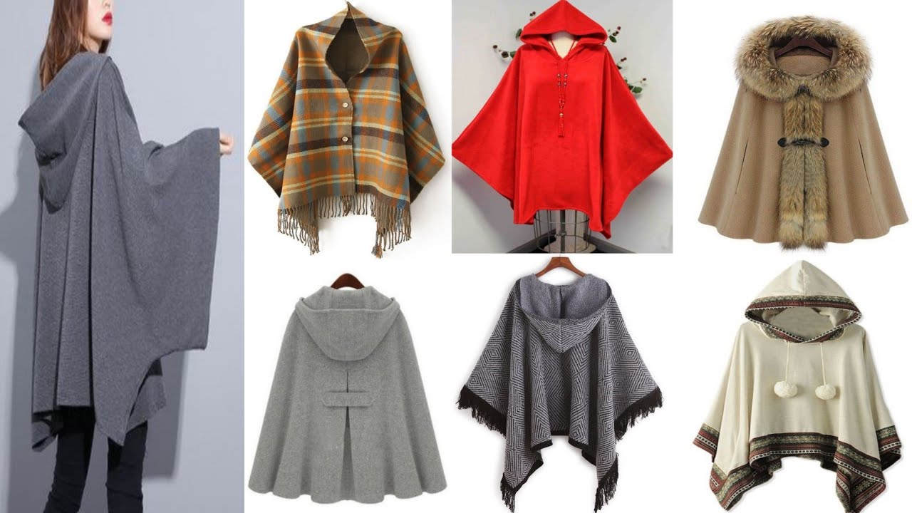 cap shawl design|new latest cape shawl|#wintercollection #hoodie cap shawl design for girls 2026
