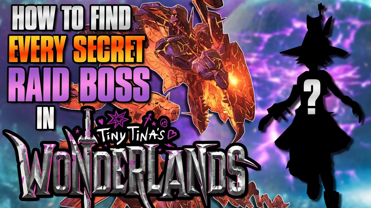 Как сразиться со ВСЕМИ 4 СЕКРЕТНЫМИ рейдовыми боссами в Tiny Tina's Wonderlands!