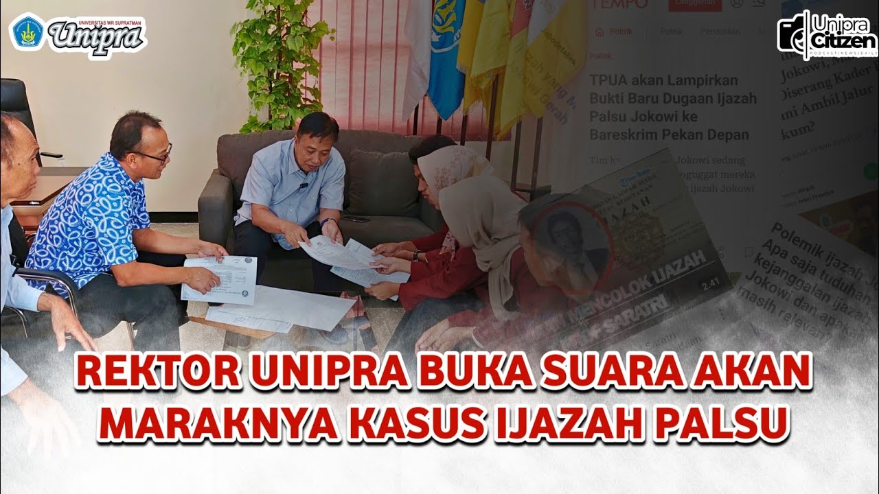 REKTOR UNIPRA BUKA SUARA AKAN MARAKNYA KASUS IJAZAH PALSU | UNIPRA CITIZEN