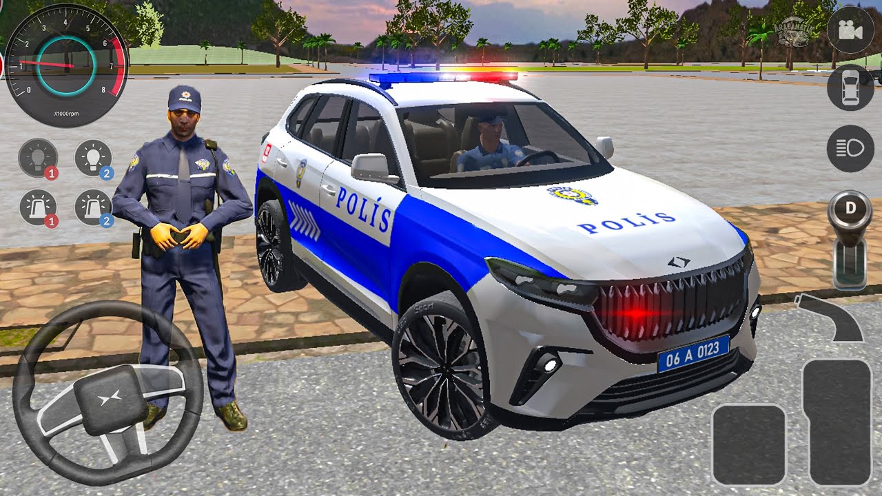 Togg T10X Türk Polis Arabası Sürüş Oyunu - Polis Oyunu 2025 #134 - Android GamePlay