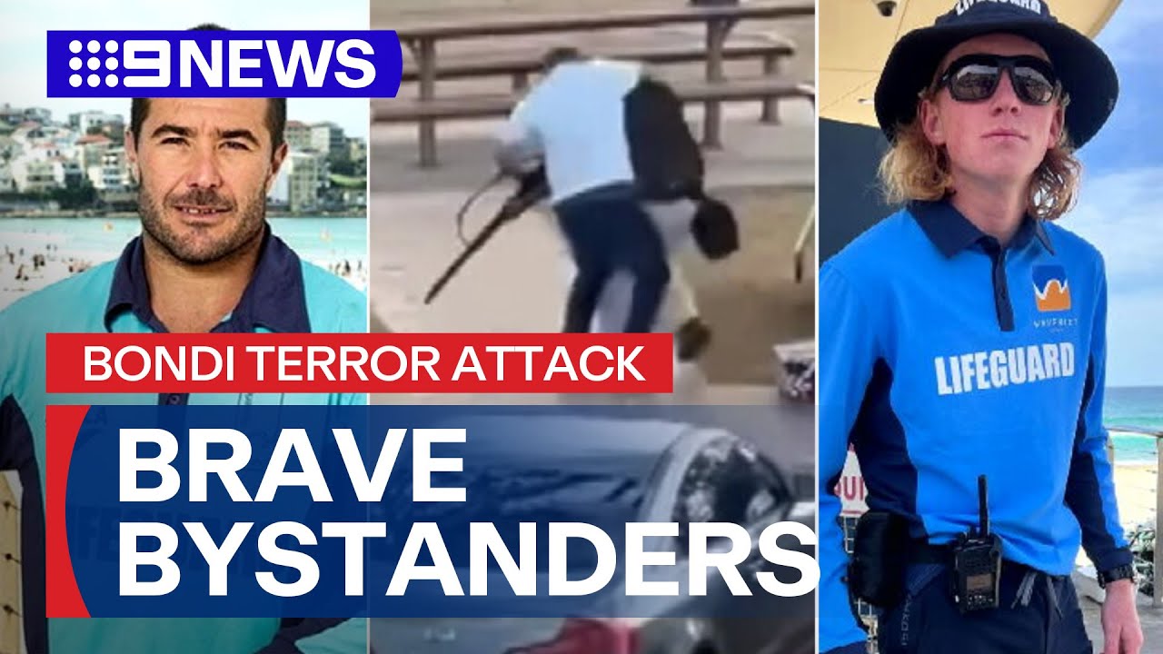 Bondi Heroes: the brave lifeguards who helped during gunfire | 9 News Australia