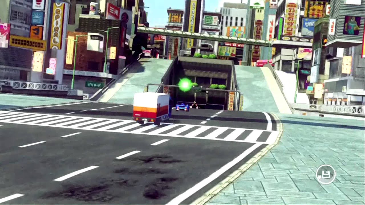 Sonic & All-Stars Racing Transformed (PS3): Shibuya Downtown Shortcut (WTF CPU!?!)