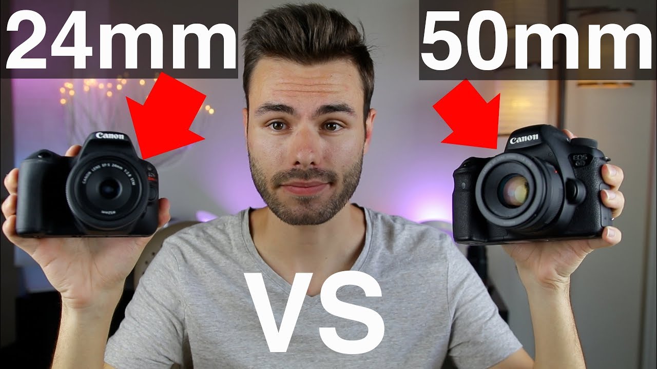 Canon 24 мм F2.8 против 50 мм F1.8