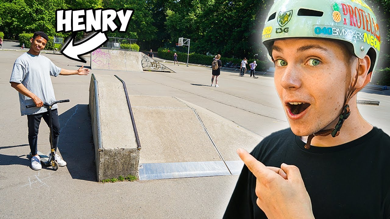 Ich fahre in HENRY&lsquo;s local Skatepark!