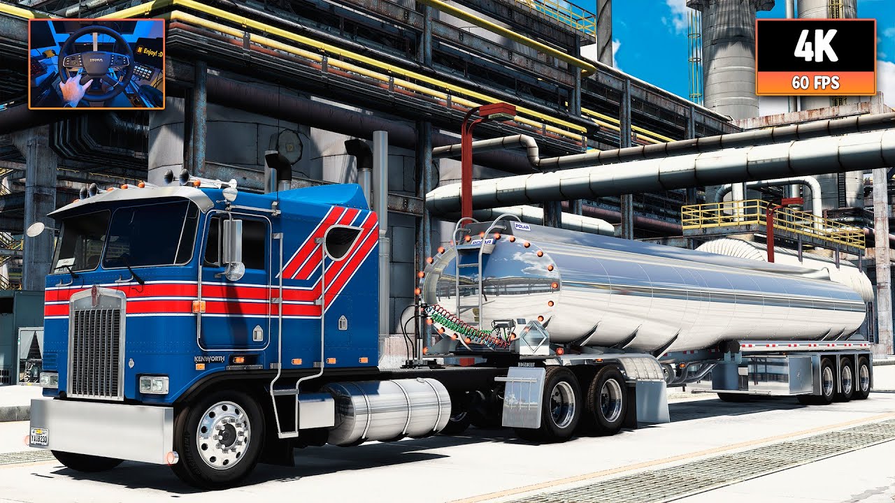 Kenworth K100-E + Cummins Signature | Price - Page | ATS 1.56 4K Gameplay + Wheel Cam