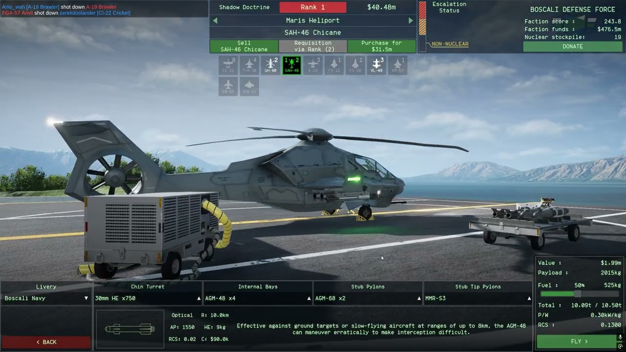 Nuclear Option - SAH-46 Chicane with 'Bourbon'
