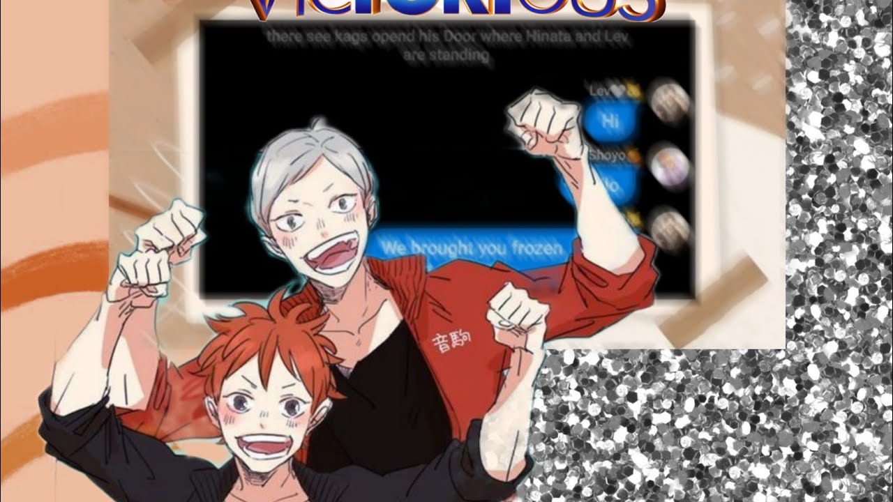 Hinata and Lev Friendship||Victorious skit||