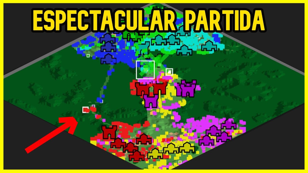 PARTIDA BRUTAL ENTRE LOS MEJORES DEL MUNDO EN ESTE MAPA UN AGE OF EMPIRES 2