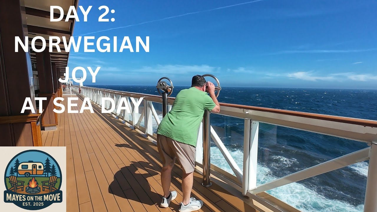 Day 2: Our First Full Day at Sea on Norwegian Joy | First-Time Cruise Experience!