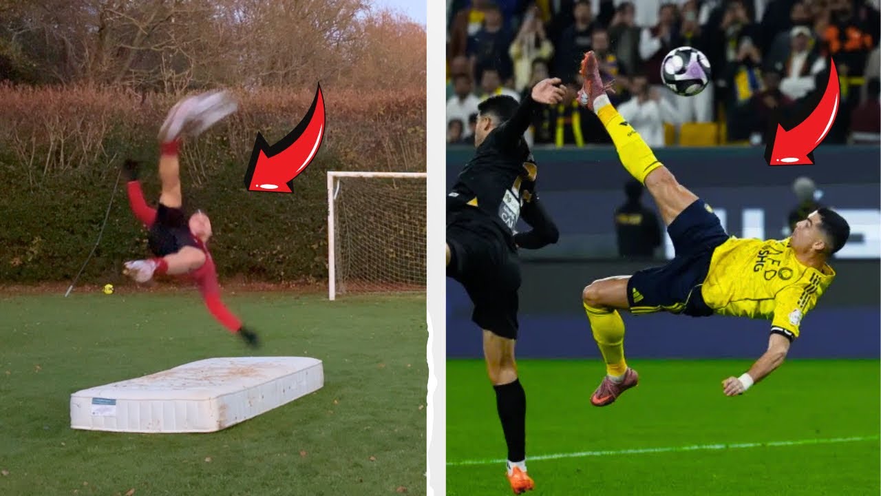 I Tried Recreating Ronaldo’s INSANE Bicycle Kick (Al Nassr)