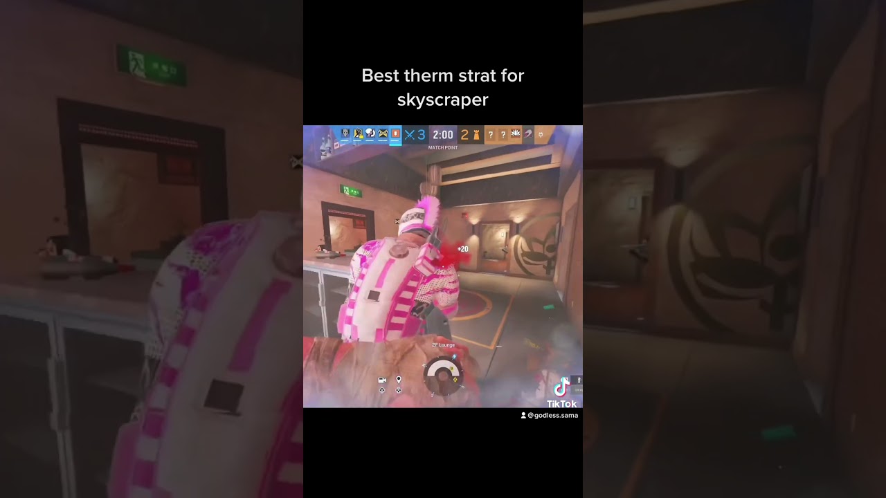 Best thermite strat for skyscraper 🌸 #rainbowsixsiege #xbox #champion #r6s #trending #tiktok