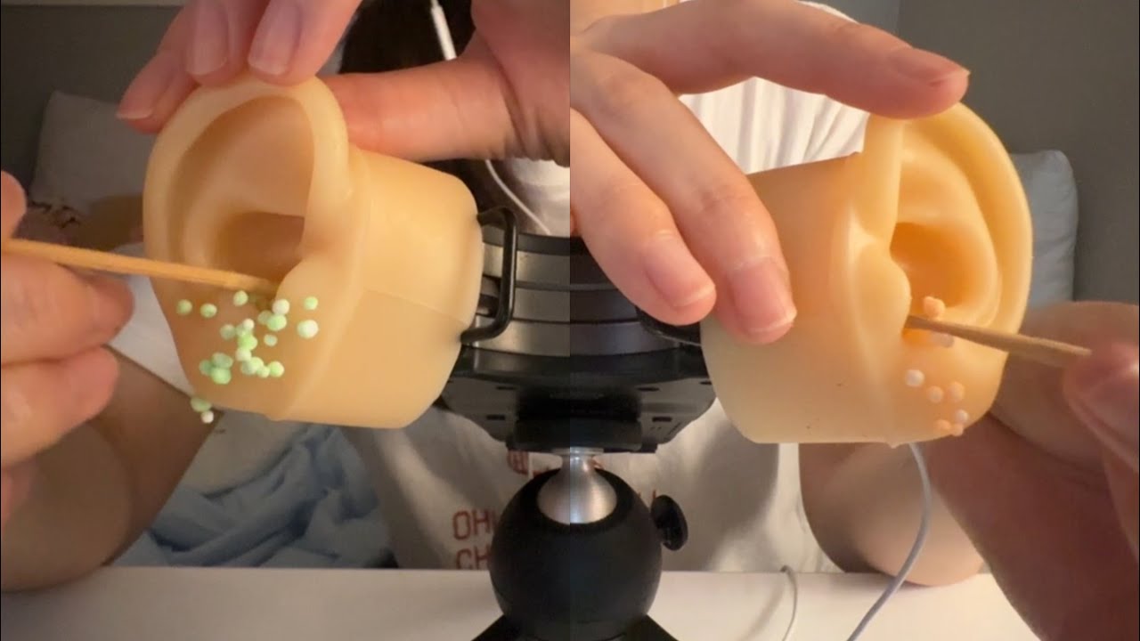 ASMR 잠이 솔솔오는 귀청소 👂 ear cleaning for sleep
