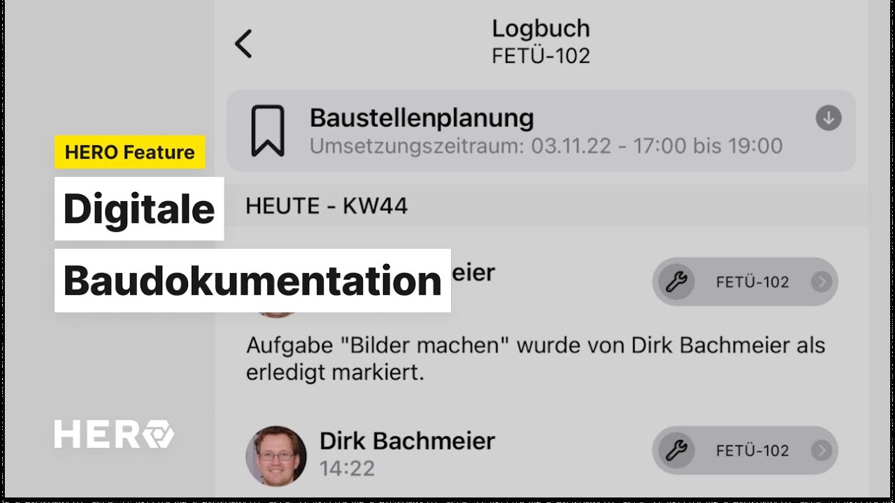 HERO Feature: Baudokumentation