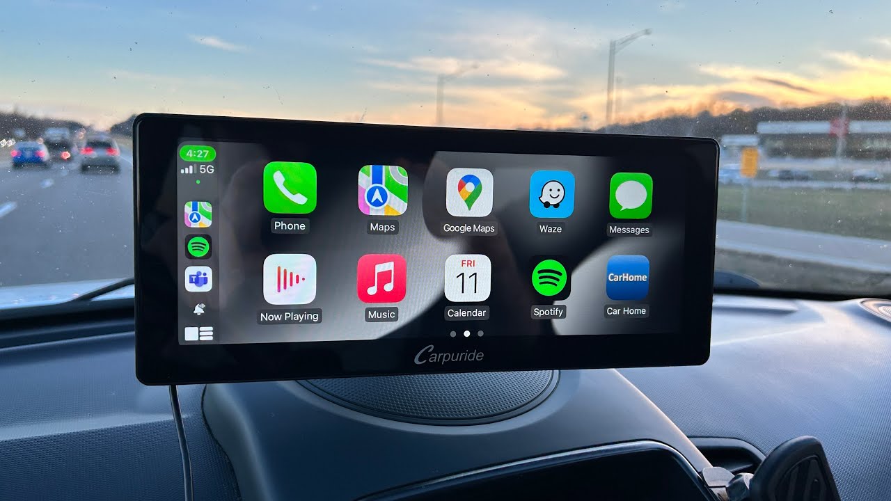 Carpuride SmartDisplay для вашего автомобиля — CarPlay и Android Auto — 2025