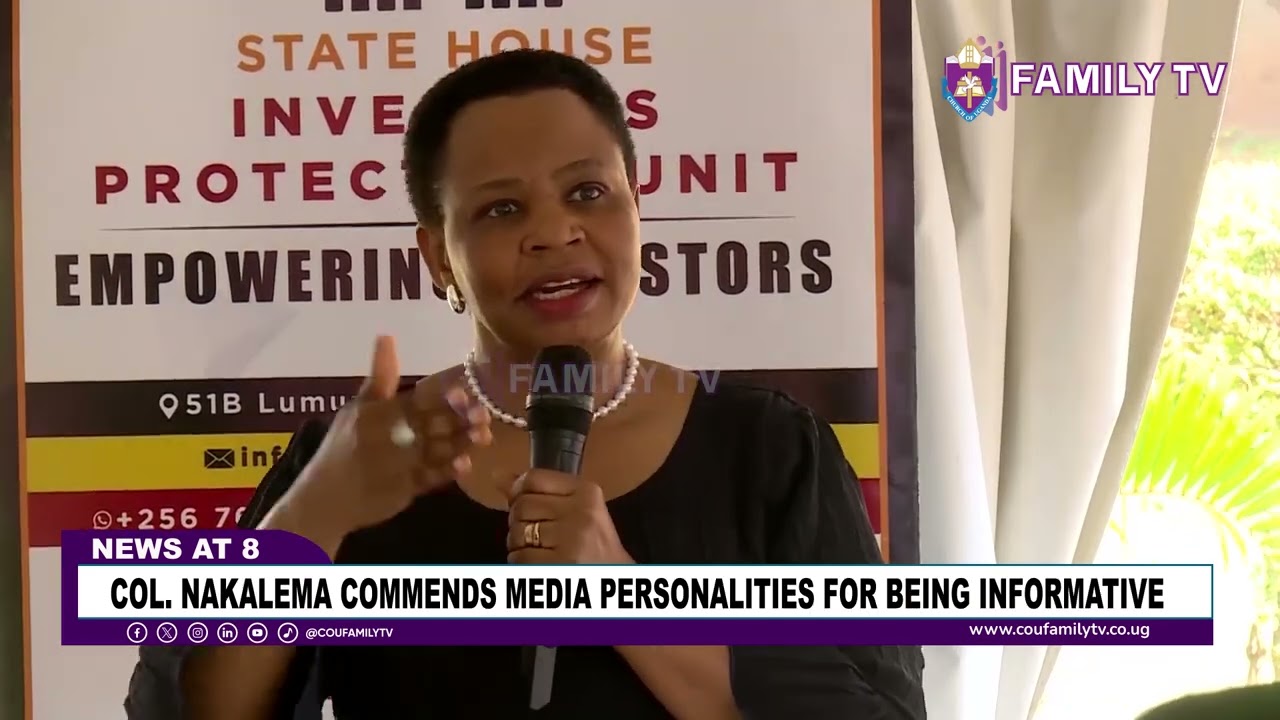 Col. Nakalema Commends Media Personalities For Being Informative