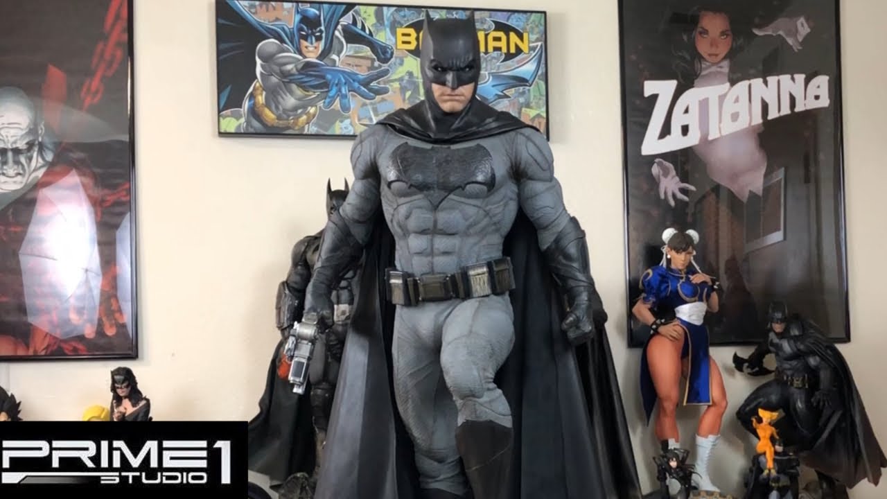 Unboxing Prime 1 Studio ‘s Justice League Batman Statue with Exclusive Ben Affleck portrait!!!