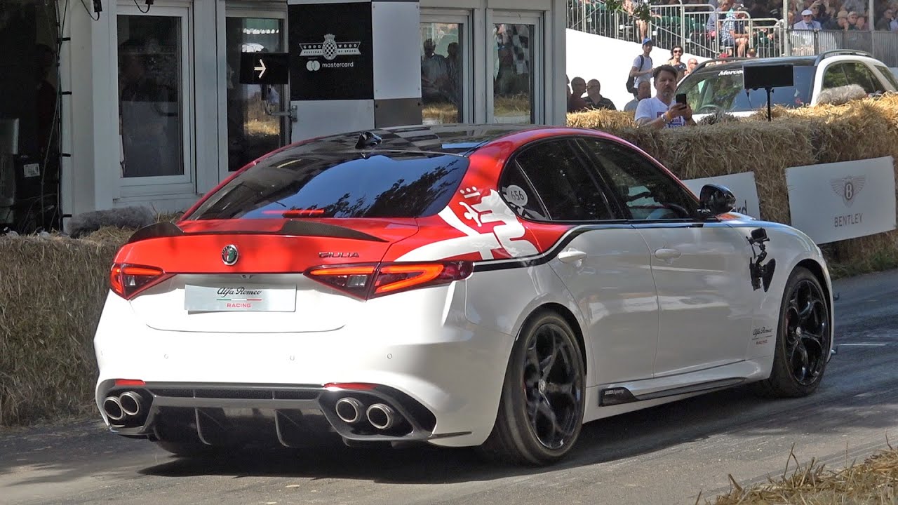 Alfa Romeo Giulia Quadrifoglio Racing Limited Edition w/ Akrapovič Titanium Exhaust! @ FOS Goodwood