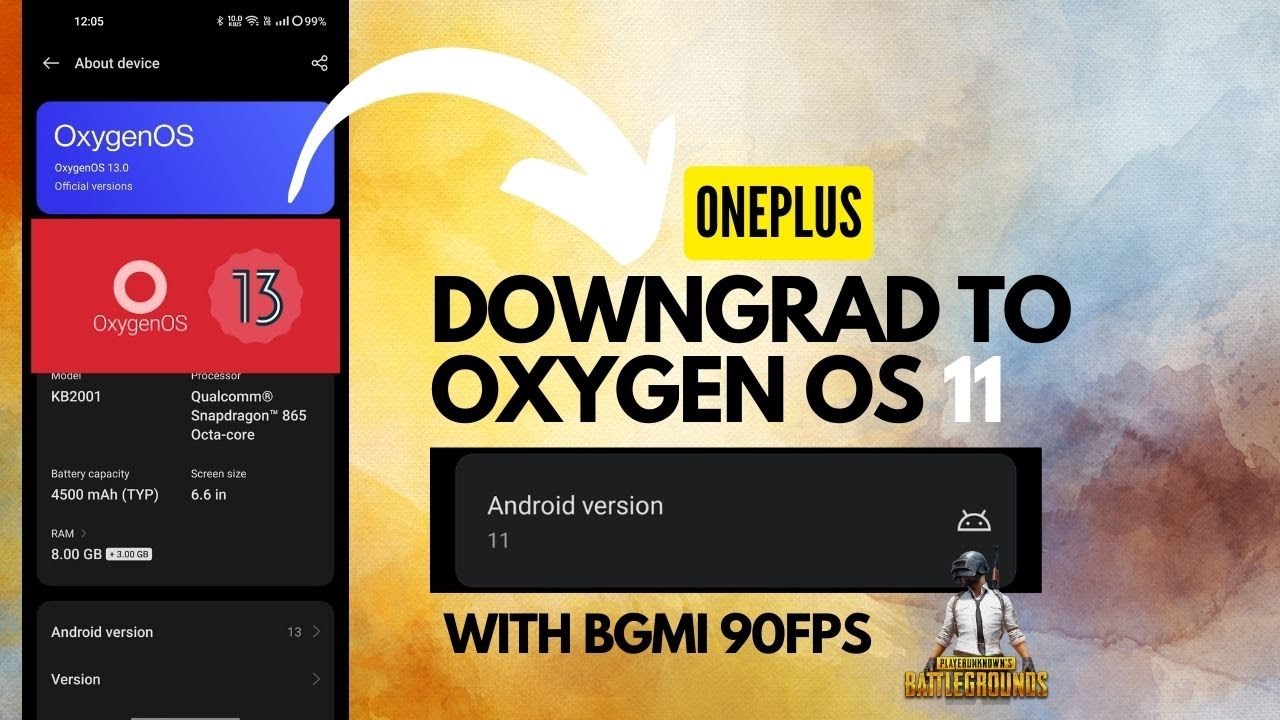 Downgrade Oxygen OS 12/13 to  Oxygen OS 11 | Oneplus