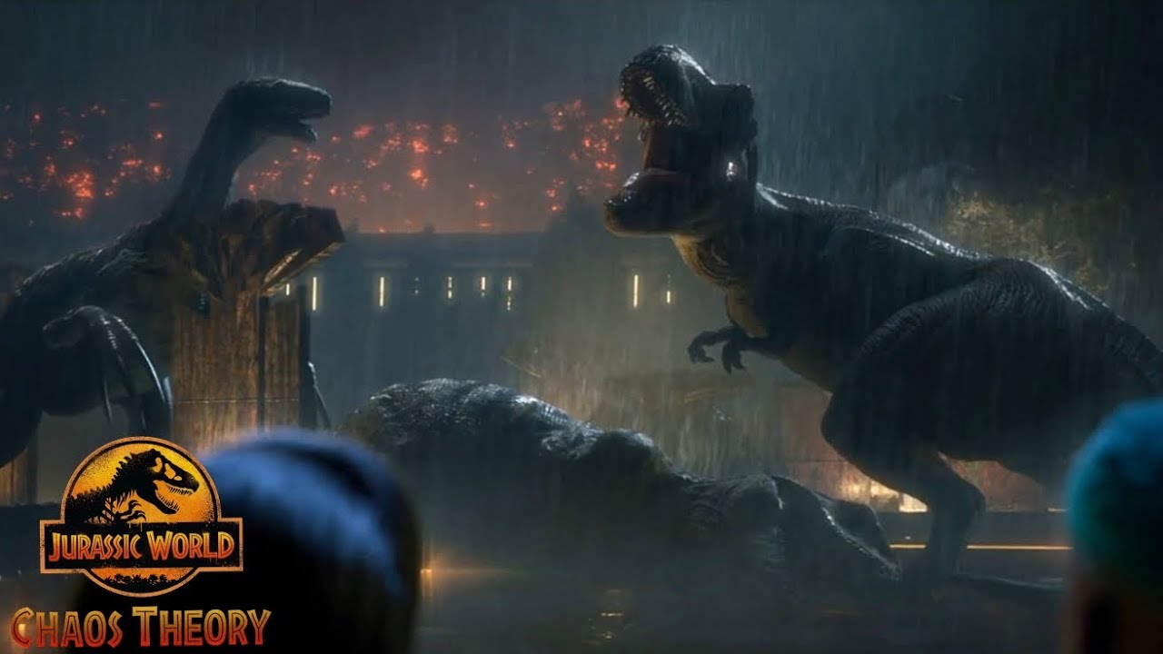 Tyrannosaurus Rexy and Therizinosaurus Kill Giganotosaurus! Jurassic World Chaos Theory Season 4! 