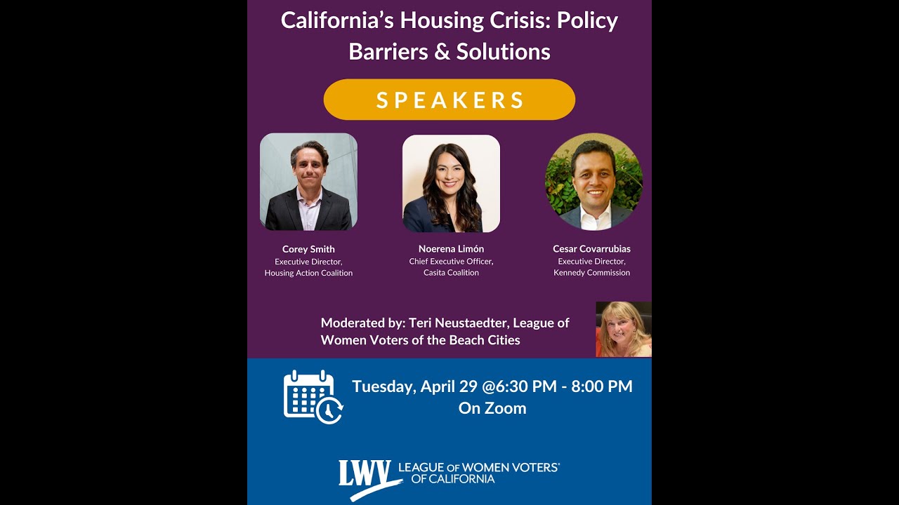 California's Housing Crisis: Policy Barriers & Solutions Webinar